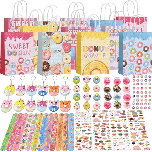 NlsqEU 84Pcs Donut Party Mitgebsel Kindergeburtstag, Donut Geschenktüten, Schlüsselanhänger, Schnapparmband, Tattoos, Aufkleber, Brosche, Nail Charms, Ring, Give Aways Mitbringsel Kindergeburtstag NlsqEU 84Pcs Donut Party Mitgebsel Kindergeburtstag, Donut Geschenktüten, Schlüsselanhänger, Schnapparmband, Tattoos, Aufkleber, Brosche, Nail Charms, Ring, Give Aways Mitbringsel Kindergeburtstag von NlsqEU