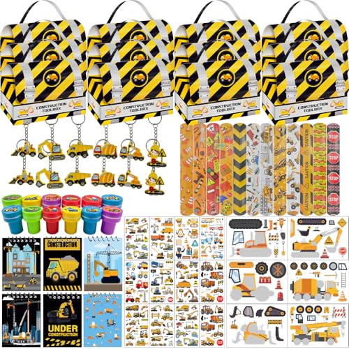 NlsqEU Baustelle Mitgebsel, Baustelle Give Aways, Geschenktüten, Schnapparmband, Notizbuch, Schlüsselanhänger, Aufkleber DIY Aufkleber, Spielzeug Stempel für Give Aways Kindergeburtstag Party Jungen NlsqEU Baustelle Mitgebsel, Baustelle Give Aways, Geschenktüten, Schnapparmband, Notizbuch, Schlüsselanhänger, Aufkleber DIY Aufkleber, Spielzeug Stempel für Give Aways Kindergeburtstag Party Jungen von NlsqEU