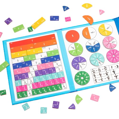 NlsqEU Buch Bruchteil Puzzle für Kinder NlsqEU Buch Bruchteil Puzzle für Kinder von NlsqEU