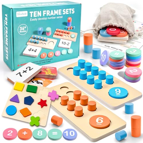 NlsqEU Montessori Mathe Spielzeug, Zahlen Lernen Holzspielzeug Zählen Lernspiel für Kinder für Kinder 3 4 5 6 Jahre Jungen Mädchen Geschenk NlsqEU Montessori Mathe Spielzeug, Zahlen Lernen Holzspielzeug Zählen Lernspiel für Kinder für Kinder 3 4 5 6 Jahre Jungen Mädchen Geschenk von NlsqEU