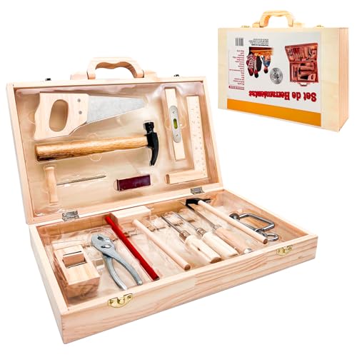 NlsqEU Werkzeugkoffer Kinder,Montessori Werkzeugkoffer,Werkzeugkasten Kinder mit Zubehör, Werkzeugkiste mitHammer-Spielzeug, Cartoon-Schraubenschlüssel ,Geschenk Kinderspielzeug ab 3 4 5 6 Jahre NlsqEU Werkzeugkoffer Kinder,Montessori Werkzeugkoffer,Werkzeugkasten Kinder mit Zubehör, Werkzeugkiste mitHammer-Spielzeug, Cartoon-Schraubenschlüssel ,Geschenk Kinderspielzeug ab 3 4 5 6 Jahre von NlsqEU
