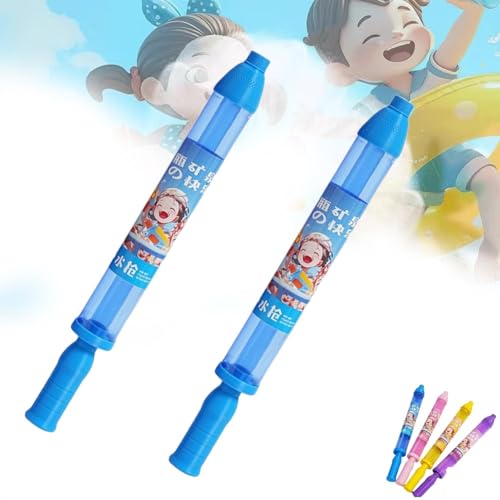 Nnbysj Feuerwerks-Wasserpistole, Feuerwerks-Wasserspritze, Wassersprühspielzeug im Feuerwerksstil, Wasser-Feuerwerk-Sprühspielzeug zum Baden, für den Pool, Partyunterhaltung(Blue+Blue) von Nnbysj
