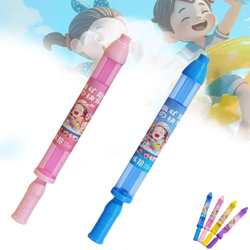 Nnbysj Feuerwerks-Wasserpistole, Feuerwerks-Wasserspritze, Wassersprühspielzeug im Feuerwerksstil, Wasser-Feuerwerk-Sprühspielzeug zum Baden, für den Pool, Partyunterhaltung(Blue+Pink) von Nnbysj