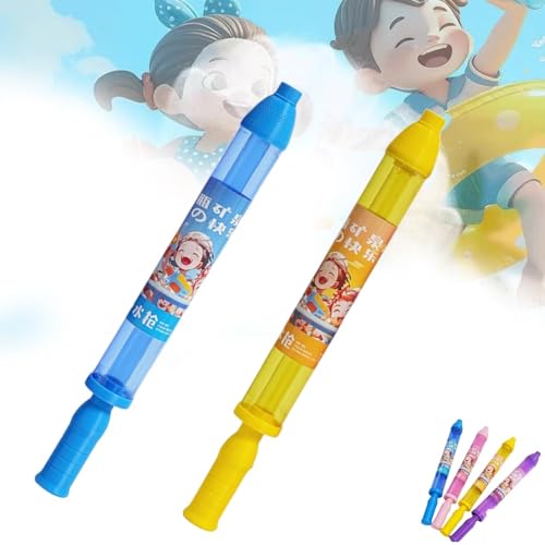 Nnbysj Feuerwerks-Wasserpistole, Feuerwerks-Wasserspritze, Wassersprühspielzeug im Feuerwerksstil, Wasser-Feuerwerk-Sprühspielzeug zum Baden, für den Pool, Partyunterhaltung(Blue+Yellow) von Nnbysj