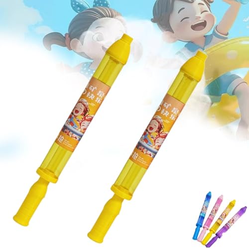 Nnbysj Feuerwerks-Wasserpistole, Feuerwerks-Wasserspritze, Wassersprühspielzeug im Feuerwerksstil, Wasser-Feuerwerk-Sprühspielzeug zum Baden, für den Pool, Partyunterhaltung(Yellow+Yellow) von Nnbysj