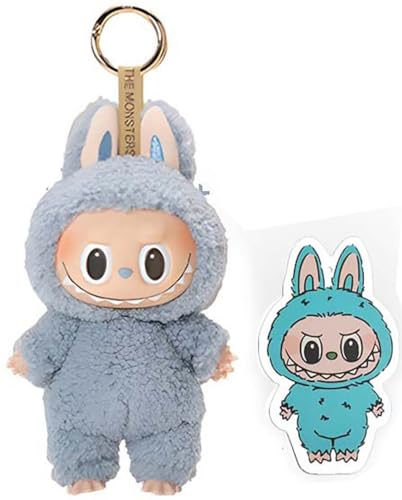 Nnbysj Labubu Plüsch-Schlüsselanhänger, Labubu The Monsters Puppe, süßer Plüschpuppen-Schlüsselanhänger, Labubu-Accessoires, Moderne Wohndekoration for Puppensammler(#D) von Nnbysj