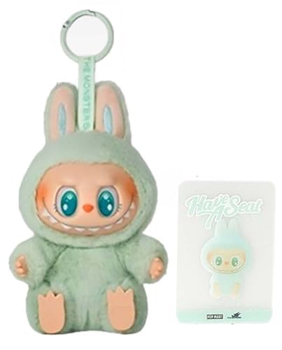 Nnbysj Labubu Plüsch-Schlüsselanhänger, Labubu The Monsters Puppe, süßer Plüschpuppen-Schlüsselanhänger, Labubu-Accessoires, Moderne Wohndekoration for Puppensammler(#L) von Nnbysj