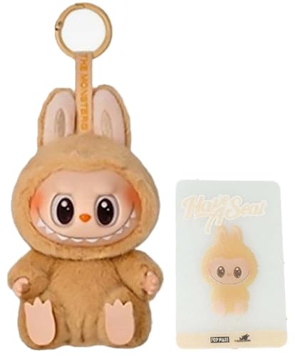 Nnbysj Labubu Plüsch-Schlüsselanhänger, Labubu The Monsters Puppe, süßer Plüschpuppen-Schlüsselanhänger, Labubu-Accessoires, Moderne Wohndekoration for Puppensammler(#M) von Nnbysj