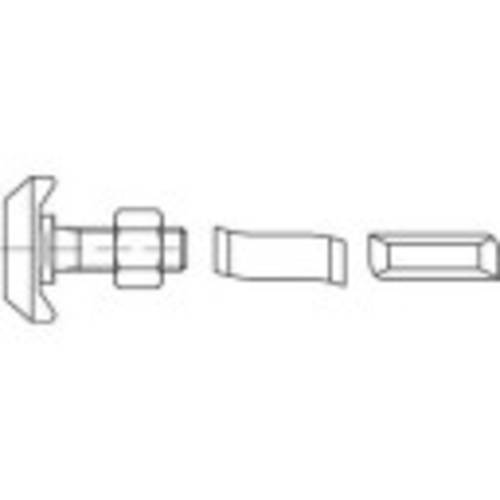 1070226 Hammerkopfschrauben M12 30mm 88940 Edelstahl A4 25St. von No Name