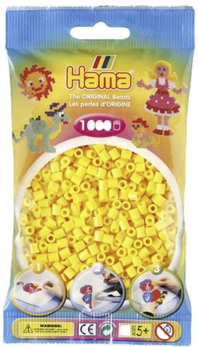 HAMA Perlen, gelb, 1.000 Stück 207-03 von No Name