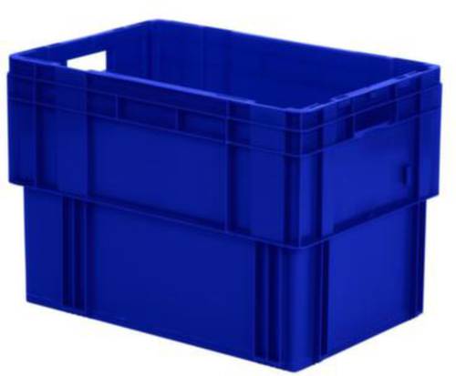 510069 Drehstapelbehälter lebensmittelgeeignet (L x B x H) 600 x 400 x 420mm Blau 2St. von No Name