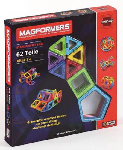 Magformers Standard Set 62-teilig Magnetspiel 274-09 von No Name