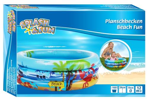 Splash & Fun Babyplanschbecken Beach Fun, Ø 70cm von No Name
