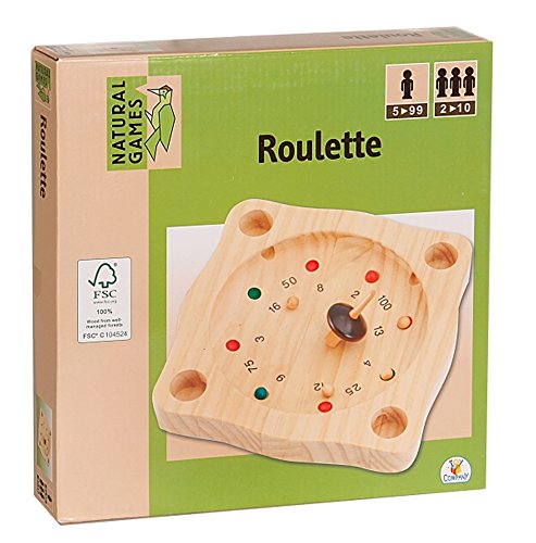 VEDES Großhandel GmbH - Ware 61058800 Natural Games Roulette 22 cm, bunt von NoName
