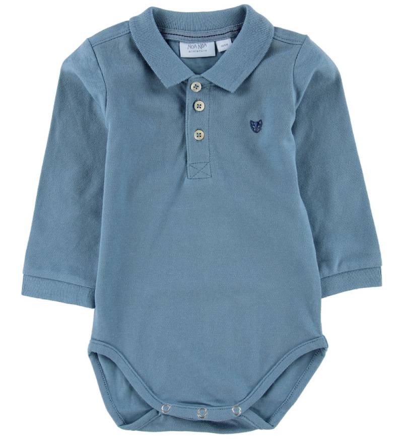 Noa Noa miniature Body l/ä - Mattblau m. Kragen - Noa Noa miniature - 0 mt - Body L/Ä Noa Noa miniature Body l/ä - Mattblau m. Kragen - Noa Noa miniature - 0 mt - Body L/Ä von Noa Noa miniature