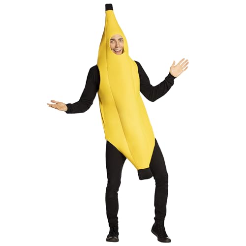 Noaxylic Bananenkostüm, Neuartige Bananen Kostüm für Unisex Erwachsene Obst-Kostüm in Bananenform, Bananenkostüm-Set, Obst Kostüme Lustiges Leichtes, für Halloween, Karnevalskostüme, Dress Up Party Noaxylic Bananenkostüm, Neuartige Bananen Kostüm für Unisex Erwachsene Obst-Kostüm in Bananenform, Bananenkostüm-Set, Obst Kostüme Lustiges Leichtes, für Halloween, Karnevalskostüme, Dress Up Party von Noaxylic
