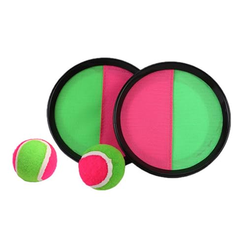 Noaxylic Klettballspiel, Klettballspiel Catch Ball Set mit 2 Fangscheiben 2 Bälle, Strandspielzeug, Wurf-Und Fangspiel, Geeignet für Kinder ab 5 Jahren, Toss and Catch Ball Game für Innen und Außen Noaxylic Klettballspiel, Klettballspiel Catch Ball Set mit 2 Fangscheiben 2 Bälle, Strandspielzeug, Wurf-Und Fangspiel, Geeignet für Kinder ab 5 Jahren, Toss and Catch Ball Game für Innen und Außen von Noaxylic