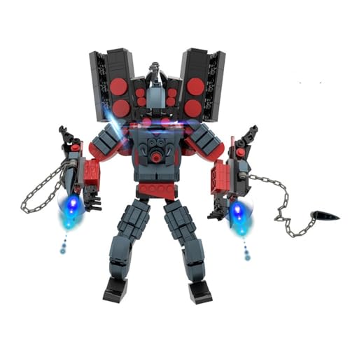 NobiMart Upgraded Titan Clockman Block Toy, Titan Clock Man Game Model Toys, Reproducible Assembly Block Toy, Movable Figures Set (03 - Type) von NobiMart