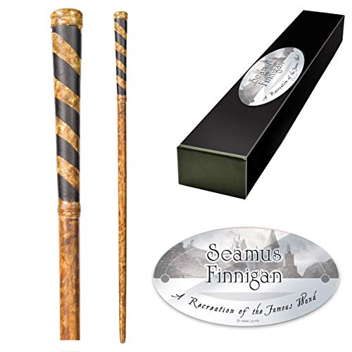 The Noble Collection - Seamus Finnigan Character Wand - 13in (33cm) Wizarding World Wand with Name Tag - Harry Potter Film Set Movie Props Wands von The Noble Collection