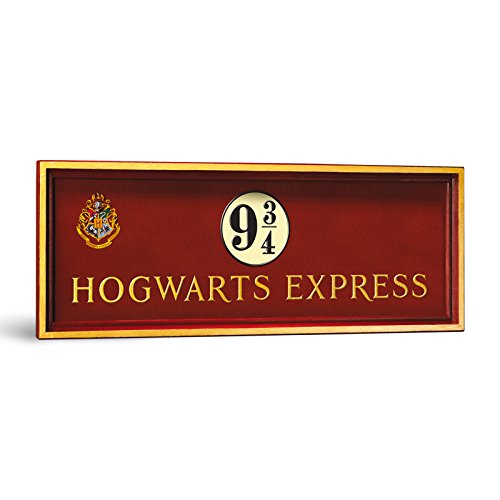 Noble Collection nn7041 – Harry Potter: Plaque Wandbild Schiene 9 und 3/4 von The Noble Collection