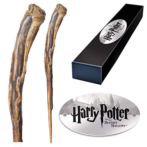 The Noble Collection - Harry Potter Snatcher Character Wand - 11in (29cm) Wizarding World Wand with Name Tag - Harry Potter Film Set Movie Props Wands Noble Wand Mehrfarbig von The Noble Collection