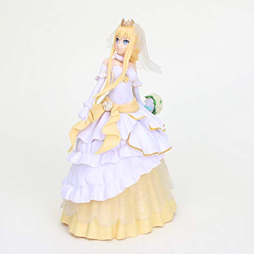 Nobranded 21cm Anime EXQ Schwertkunst Online Yuuki Asuna Asada Shino Kirigaya Suguha Hochzeit Ver. PVC Figur SAO Modell Spielzeug-gelbe Tasche Nobranded 21cm Anime EXQ Schwertkunst Online Yuuki Asuna Asada Shino Kirigaya Suguha Hochzeit Ver. PVC Figur SAO Modell Spielzeug-gelbe Tasche von Nobranded