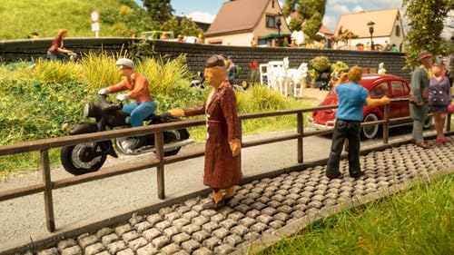 NOCH Einfache Geländer, vielseitiges Modellbahn Zubehör, ideal für ländliche und städtische Szenen, für Spurweite H0 NOCH Einfache Geländer, vielseitiges Modellbahn Zubehör, ideal für ländliche und städtische Szenen, für Spurweite H0 von NOCH