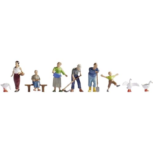 NOCH® „Landwirte“ Figuren-Set, bemalte Modellfiguren für ländliche Szenen, H0 1:87 ideal für Dioramen und Modellbahn NOCH® „Landwirte“ Figuren-Set, bemalte Modellfiguren für ländliche Szenen, H0 1:87 ideal für Dioramen und Modellbahn von NOCH