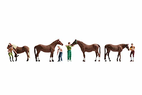 15632 Pferdepflege, 4 Figuren + 4 Pferde 15632 Pferdepflege, 4 Figuren + 4 Pferde von NOCH