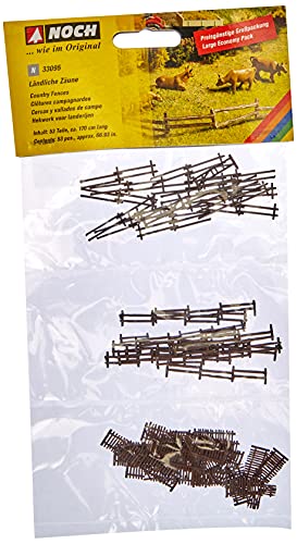 33095 - NOCH - Ländliche Zäune Großpackung, Mehrfach von NOCH