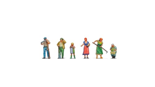 NOCH Landwirte, 3D-Master-Figuren Set, aus Kunststoff für Modellbahn im Maßstab 1:160 (N) perfekt für Landleben-Dioramen NOCH Landwirte, 3D-Master-Figuren Set, aus Kunststoff für Modellbahn im Maßstab 1:160 (N) perfekt für Landleben-Dioramen von NOCH
