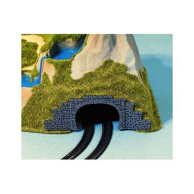 NOCH 44430 - Spielwaren, Tunnel-Portal, 2-gleisig, 12 x 4 cm von NOCH