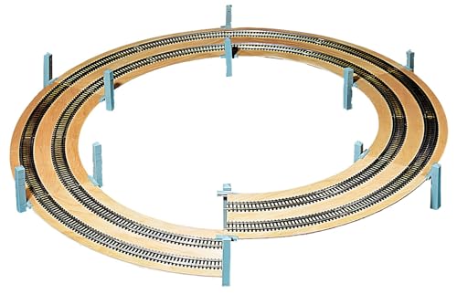 NOCH LAGGIES Gleiswendel-Komplettbausatz mit Gleisradius 194/230 mm, Aufbaukreis für Modellbahn Spur N, DIY Modellbau von NOCH