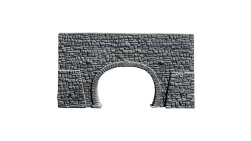 NOCH Tunnel-Portal, 2-gleisig Bruchsteinmauer, 23,5 x 13 cm für die Spur H0, perfekt für realistische Modelllandschaften NOCH Tunnel-Portal, 2-gleisig Bruchsteinmauer, 23,5 x 13 cm für die Spur H0, perfekt für realistische Modelllandschaften von NOCH