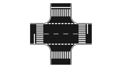 60712 Kreuzung Asphalt von NOCH