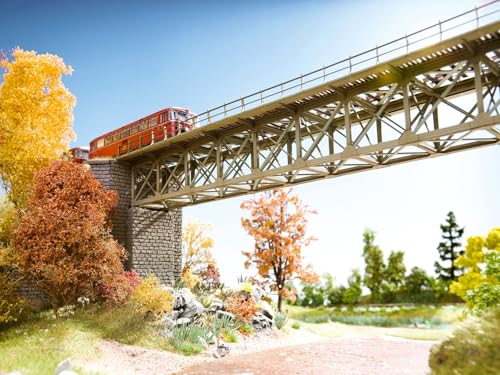 67020 Stahlbrücke Laser-Cut Bausatz, 37,2 cm lang von NOCH