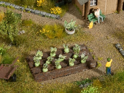 NOCH Kohlrabi, Miniatur-Pflanzen im 12er Set, 3 x 6 cm für die Spurweite H0, perfekt für Mini Gardening und Modelllandschaften NOCH Kohlrabi, Miniatur-Pflanzen im 12er Set, 3 x 6 cm für die Spurweite H0, perfekt für Mini Gardening und Modelllandschaften von NOCH