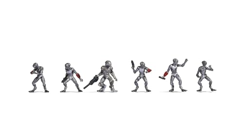NOCH® Aliens, Kunststoff Figurenset H0, handkoloriert für Modellbau und Dioramen von NOCH