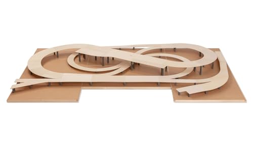 NOCH® Easy Track® Martinstadt Trassenbausatz (243 x 148 cm) - Modellbau-Zubehör für unkomplizierten Aufbau von Modellbahnanlagen & Landschaften von NOCH