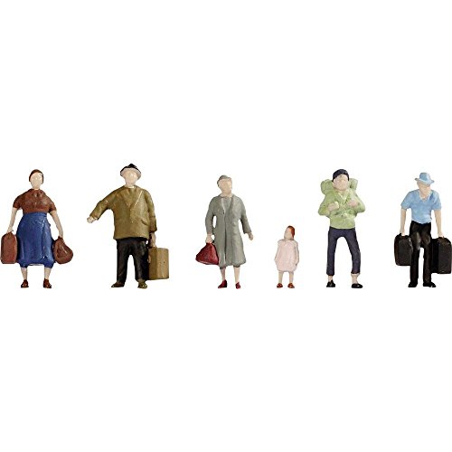 NOCH® Figuren Reisende Spur N handbemalte Modellfiguren Miniaturfiguren stehend von NOCH