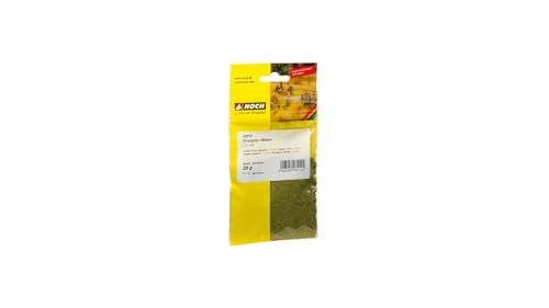 NOCH® Streugras „Wiese“, 1,5 mm statisches Gras, ideal für Modellbau Sommer Modelleisenbahn Spurweiten H0, N, Z von NOCH