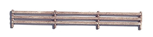 NOCH Weidezaun, handkoloriert aus Kunststoff, 13 Teile, 100 cm für Modelleisenbahn H0, perfekt für Mini-Figure Szenen von NOCH