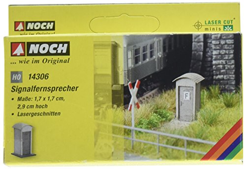 NOCH Signalfernsprecher, mit realistischer Nachbildung der Bahnszene, 1,7 x 1,7 cm für die Spurweite H0, ideal für den Modellbau NOCH Signalfernsprecher, mit realistischer Nachbildung der Bahnszene, 1,7 x 1,7 cm für die Spurweite H0, ideal für den Modellbau von NOCH