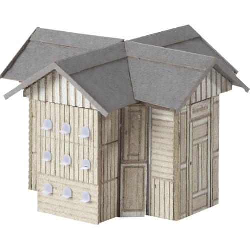 NOCH Bienenhaus, ideal für Modellbau Landschaften, 4,9 x 4,9 cm für Spur H0, ländliche Szenerie mit Laser-Cut Bausatz von NOCH