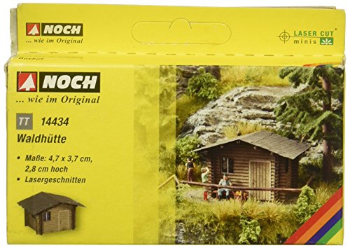 NOCH Waldhütte, detailreiche Miniatur, 4,7 x 3,7 x 2,8 cm für Spur TT, ideal für idyllische Waldszenen NOCH Waldhütte, detailreiche Miniatur, 4,7 x 3,7 x 2,8 cm für Spur TT, ideal für idyllische Waldszenen von NOCH