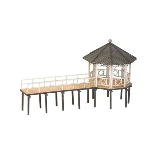 NOCH Event-Pavillon „Fischersteg“, romantischer Modellbau, ideal für Spur N Dioramen von NOCH