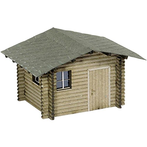 NOCH Waldhütte, Modellbau Lasercut Bausatz, 3,5 x 2,8 cm für Spurweite N perfekt für Dioramen und Modelle von NOCH