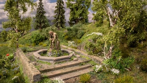 Serie Vergessene Orte Brunnen Diorama für die Modelleisenbahn Spur TT, den Modell-Landschaftsbau, DIY und Fantasy Wargaming von NOCH von Noch