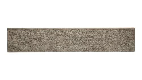 NOCH® Mauer, realistische Natursteinmauer, extra lang 66 x 12,5 cm zur Gestaltung für Spur H0 von NOCH