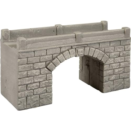 Noch H0 Steinbogenbrücke (L x B x H) 157 x 58 x 78 mm - Miniaturbaustein - Brücke - Gebäude - Natur - Kinder - Unisex von NOCH